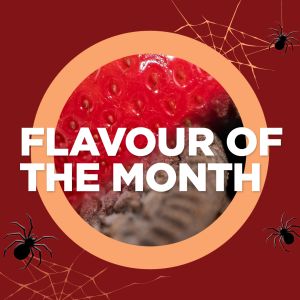 Ready to play a game 🕷️ Our new Flavour of the Month is here tomorrow! Can you guess what it is
