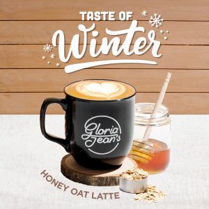 Sweet, smooth, and oh-so-comfy 🍯✨Our Honey Oat Latte is winter in a cup. Tell us your cosy drink of choice this season! 👇☕#GloriaJeans #allaboutflavour #tasteofwinter #mocha #macadamiawhitechocolate #mint Sweet, smooth, and oh-so-comfy 🍯✨Our Honey Oat Latte is winter in a cup. Tell us your cosy drink of choice this season! 👇☕#GloriaJeans #allaboutflavour #tasteofwinter #mocha #macadamiawhitechocolate #mint